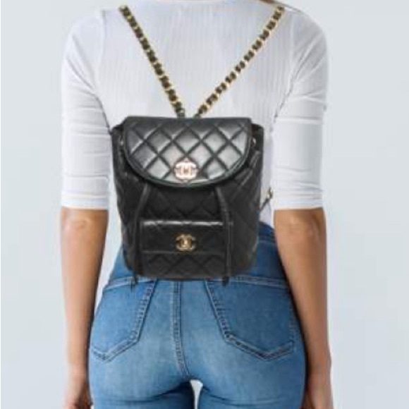 Chanel 1990s Duma Backpack 24K Gold Hardware - Picture 15 of 15